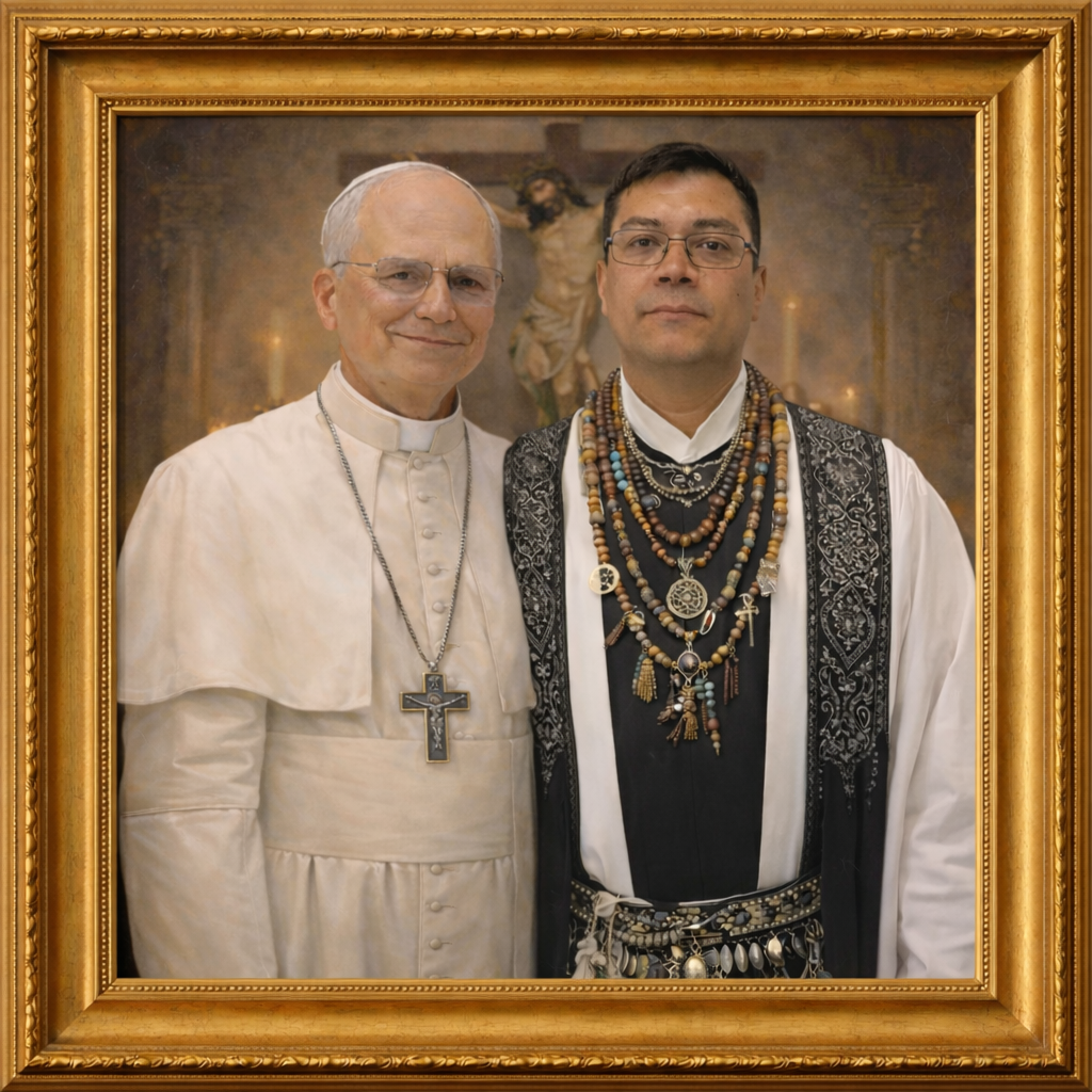 Maestro Moisés junto al Papa León XIV, guía espiritual y herencia de fe