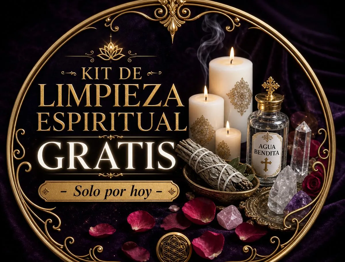 Kit de limpieza espiritual gratis con tu lectura de tarot presencial — solo por hoy